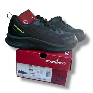 MEN'S 8.5M Work Safety shocks Bolt Knit Carbonmax Work Shoe Black Slip Resistant